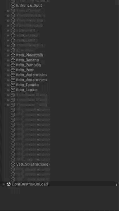 Object Pooling Hierarchy